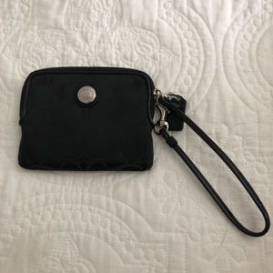 Small like new Coach wristlet